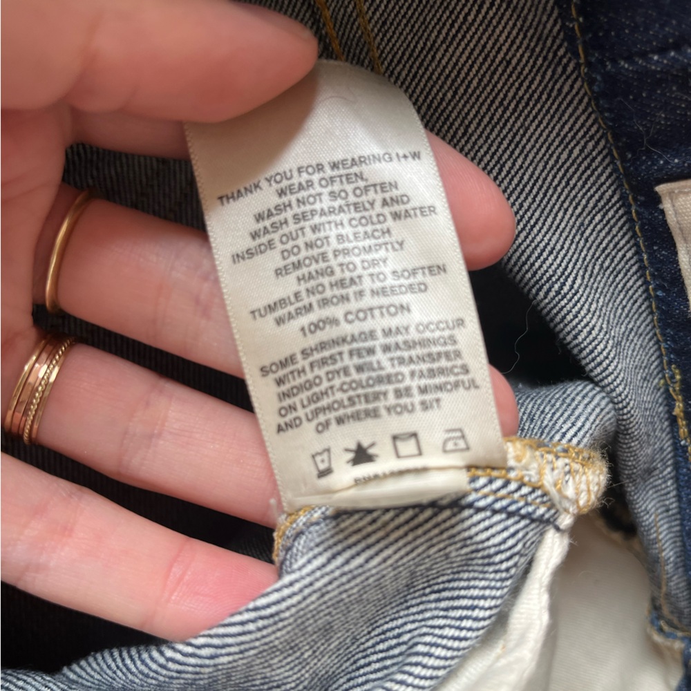 SOLD****IMOGENE + WILLIE Catherine Jeans 100% Cotton indigo high waist - Picture 9 of 9